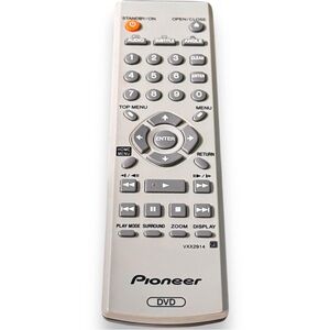 OEM Pioneer DVD Remote Control VXX2914 TV Disc Movie Replacement - Tested